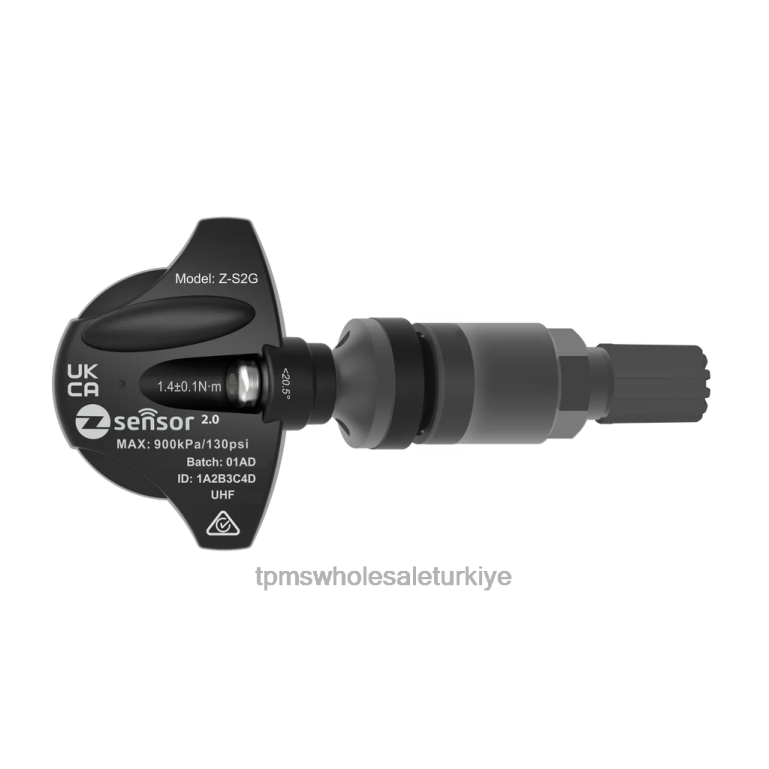 TPMS Sensor Replacement | H8002689 mini oe yedek tpms sensörü - oe p/n 36106856209 frekans 433 mhz metal valf gövdesi - koyu gri